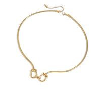 Tsophreniq Collier ras du cou léger en acier inoxydable avec pendentif double cercle pour un usage quotidien et un événement spécial