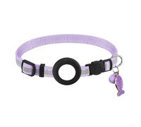Tsophreniq Collier réfléchissant imperméable pour chat avec support de suivi et support réglable