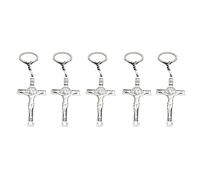 Tsophreniq Colliers pendentifs uniques en métal avec breloque en forme de croix pour les croyants, les amateurs de cadeaux, les créateurs de tendances, fournitures de prière