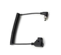 Tsophreniq Cordon d'alimentation D-TAP vers DC5525 à angle droit pour moniteurs et accessoires d'appareil photo Câble de diffusion en direct en plein air