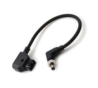 Tsophreniq Cordon d'alimentation D-TAP vers DC5525 à angle droit pour moniteurs et accessoires d'appareil photo Câble de diffusion en direct en plein air