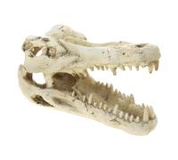 Tsophreniq Décoration d'aquarium en résine en forme de tête de mort pour aquarium Betta Accessoires grottes aquatiques Poissons Facile à Cl Ornement Décoratir