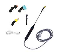 Tsophreniq Distributeur d'eau électrique avec 6 variantes de pointes et tube extensible de 60 cm pour l'entretien des herbes, tube extensible pour l'entretien des herbes
