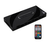 Tsophreniq Easy Fan Hub Boîtier ABS pour contrôle d'éclairage de couleurs multiples avec répartiteur à distance