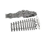 Tsophreniq Ensemble ceinture et corset de style caucasien pour costume de danse du ventre et scène gothique médiéval Fantasy Defense Set, One Size, Comme décrit, Comme décrit.