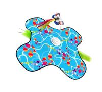 Tsophreniq Jouet multifonction intelligent avec housse en tissu amovible pour un plaisir continu et un exercice physique. Jouet rechargeable pour animal de compagnie