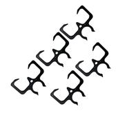 Tsophreniq Lot de 5 supports de fil de débroussailleuse avec trois sections | Support de ligne de débroussailleuse à pince de selle, pour organiser plusieurs lots ou garder des extras disponibles