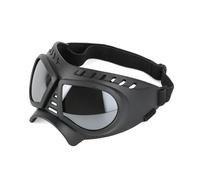 Tsophreniq Lunettes de soleil pour chien avec monture résistante à l'usure, verres anti-rayures, coupe-vent, lunettes de soleil pour chien à long museau
