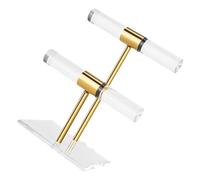 Tsophreniq Organisateur de bijoux pour colliers, support de rangement en acrylique texturé pour collectionneurs et designers, présentoir cosmétique