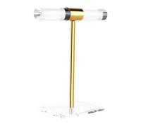 Tsophreniq Organisateur de bijoux pour colliers, support de rangement en acrylique texturé pour collectionneurs et designers, présentoir cosmétique