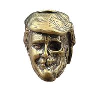 Tsophreniq Pendentif tête de Mort en Laiton, Perles, Porte-clés, lanière, Perles, Accessoire de Corde de Parapluie, adapté à l ' Artisanat et Porte-clés, breloque de