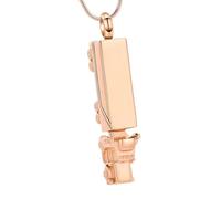 Tsophreniq Pendentifs commémoratifs de Voyage symboliques en Forme de Train en Acier Inoxydable Scellage sûr pour des Souvenirs précieux Pendentifs sûrs et Confortables