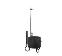 Tsophreniq Porte-encens simple en fer avec base lestée, support de parfum, texture métallique pour décoration de bureau, méditations, espace moderne, propriétaire de bâtons de parfum