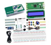 Tsophreniq RP2040 Kit d'expérimentation combinant carte de développement | Écran LCD1602, module, platine d'expérience, variété de composants pour la domotique, la pratique du robot