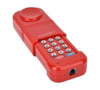Tsophreniq Téléphone de Bureau avec Configuration et Recomposition de, Red | Conception mise à jour comprenant une configuration de cordon rétractable et des commandes conviviales pour les