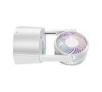 Tsophreniq Ventilateur de tente de camping à télécommande USB avec batterie de 10 000 mAh et réservoir d'eau de 1000 ml pour ventilation extérieure ventilateur brumisateur alimenté par batterie