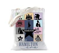 TSOTMO Cadeau Musical pour les Fans de Hamilton Broadway - Sac Fourre-Tout 'In My Hamilton Era' pour les Amateurs de Musique Broadway et Acteurs, Medium