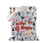 TSOTMO Movie Merch Comics Sac fourre-tout Lil Monster pour les fans de Harley, Daddy's Lil, medium