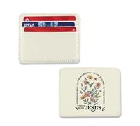 TSOTMO Porte-cartes avec verset de la Bible chrétienne - Cadeau pour les croyants jésuites - Inscription religieuse, Portefeuille Jésus, S, Rétro