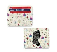 TSOTMO Porte-cartes pour amoureux des contes de fées Belle Princesse A Tale as Old as Time, Portefeuille de beauté, S, Rétro