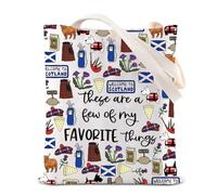 TSOTMO Sac fourre-tout de voyage Écosse Cadeau de voyage Édimbourg Cadeau de fierté écossaise Cadeau pour amoureux de l'histoire écossaise Cadeau pour amoureux du drapeau de l'Écosse, Écosse, medium