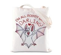 TSOTMO Sac fourre-tout inspiré de BG3 pour gamer vidéo, cadeau chauve-souris, Astarion Darling, cadeau pour joueur de rôle, Ear Darling, medium