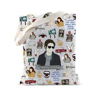 TSOTMO Sac fourre-tout Vampire Merch Twilight inspiré du film d'horreur Edward Cullen pour les fans de Robert, Sac fourre-tout Very Presence, medium