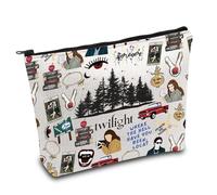 TSOTMO Trousse à maquillage inspirée du film Edward Girl - Cadeau de la ville des fourchettes - Cadeau Washington - Cadeau pour les amateurs de vampire, Film Tw, Trousse de maquillage