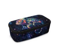 TSOVTHRID Trousse à crayons tendance et pratique avec fermeture éclair pour femme pour un usage quotidien, Caméléon., Taille unique, Ensemble cartable