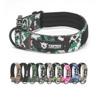 TSPRO Collier Tactique Boucle Rapide et Patch pour Chiens Moyens et Grands