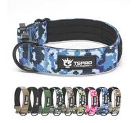 TSPRO Collier Tactique Boucle Rapide et Patch pour Chiens Moyens et Grands