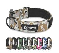 TSPRO Collier Tactique Boucle Rapide et Patch pour Chiens Moyens et Grands