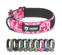 TSPRO Collier Tactique Boucle Rapide et Patch pour Chiens Moyens et Grands