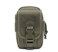 TSPRO Sac Tactique EDC Pochette Molle, Sacoches à Outils Portables sur Ceinture, Organisateur Multifonctionnel et Durable pour Téléphone Intelligent, Lampe de Poche et Stylos (Vert)
