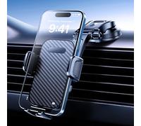 Tsryrlr Support Téléphone Voiture, 2024 Dernière Version Porte Telephone Voiture Tableau de Bord, Support pour Pare-Brise de Voiture, Compatible avec Tous Les iPhone/Smartphones/GPS 4.7''-7''