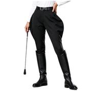 TSSOE Femme Culottes De Cheval Pantalons D'Équitation Bas Costume Festival | Costume Les Performances Scène,Pantalons Du 18Ème Siècle,Avec Des Jambes Affûtées,Soirée Thème,Gentlemen Victoriens
