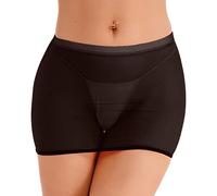 TSSOE Jupe Courte Femme - Jupe Transparente À La Mode pour Hommes Mini Jupe Taille Haute Jupe Sexy Sac Décontracté Hanche Jupe Courte Club Party Noir M