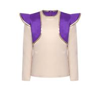 TSSOE Tunique Prince Arabe Garçons Manches Longues Déguisement Oriental Chemise Enfant Halloween Csopaly Carnaval Violet 15-16 ans
