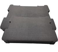 TStak DWST88801 Lot de 2 inserts en mousse personnalisables pour boîte à outils DEWALT DWST17808, DWST17807, DWST17805