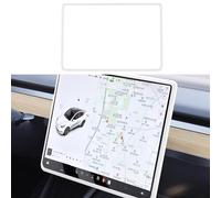 TSTESE Cadre de protection d'écran compatible avec Tesla Model 3 Highland Model Y Juniper 2025, 2024, 2023, 2022, 2021, 2020, pour console centrale intérieure (blanc)