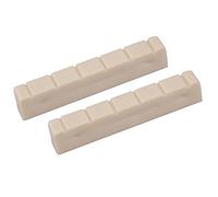 TSTS 2 Pièces en Plastique Guitare 6 Cordes Écrou Fendu pour Guitare Classique 48mm Guitare Écrou de Rechange
