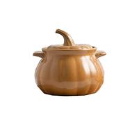 TSTSM Cocotte en céramique créative pour soupe, ragoût, ragoût, citrouille - 2 L