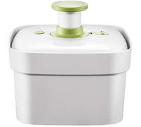 TSTSM Essoreuse à Salade Manuelle 7 litres, Panier pour déshydrater Les légumes Lave-légumes de Cuisine avec Bouton d'arrêt Rapide - pour éliminer l'excès d'eau de la laitue, des épinards, du Chou