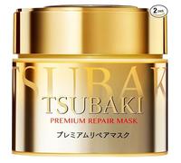 Tsubaki Masque capillaire Premium Repair – Thé vert – 180 g (Lot de 1)