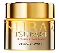 TSUBAKI Premium Moist Hair Mask 180g (2 Bottles) - Intensive Moisturizing Treatment for Smooth and Shiny Hair