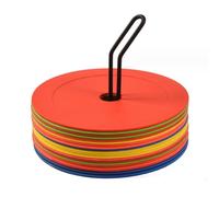Tsudoku 10 Pièces de Disque de Marqueur de Cônes Plats de Football Disque de Marqueur Marqueurs D'Entraînement D'Agilité de Vitesse de Sport de Basket-Ball, Équipement D'Entraînement Portable