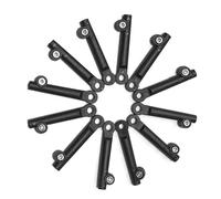 Tsudoku 12 Pièces de Manchon D'Extension de Support de Garde-Boue de Vélo pour Garde-Boue de 20/24/26 Pouces pour Tige de Connexion de Garde-Boue de Vélo