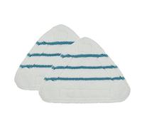 Tsudoku 2 PièCes Tampons de Rechange pour Vadrouille à Vapeur Triangle Lavable Chiffon Microfibre Tampons de Vadrouille à Vapeur Vadrouille TêTe Pad Remplacement de Vadrouille à Vapeur