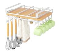 Tsudoku Étagère de rangement, étagère suspendue pour couvercle de casserole, armoire inférieure, planche à découper, étagère à découper B