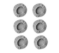 TsuFantisi F/T Lot de 6 chiffons pour robot de nettoyage Hutt S55 Pro, kit d'accessoires pour balai à franges